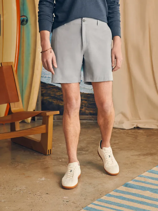 All Day™ Short 1.0 (7") - Ice Grey sold by Faherty