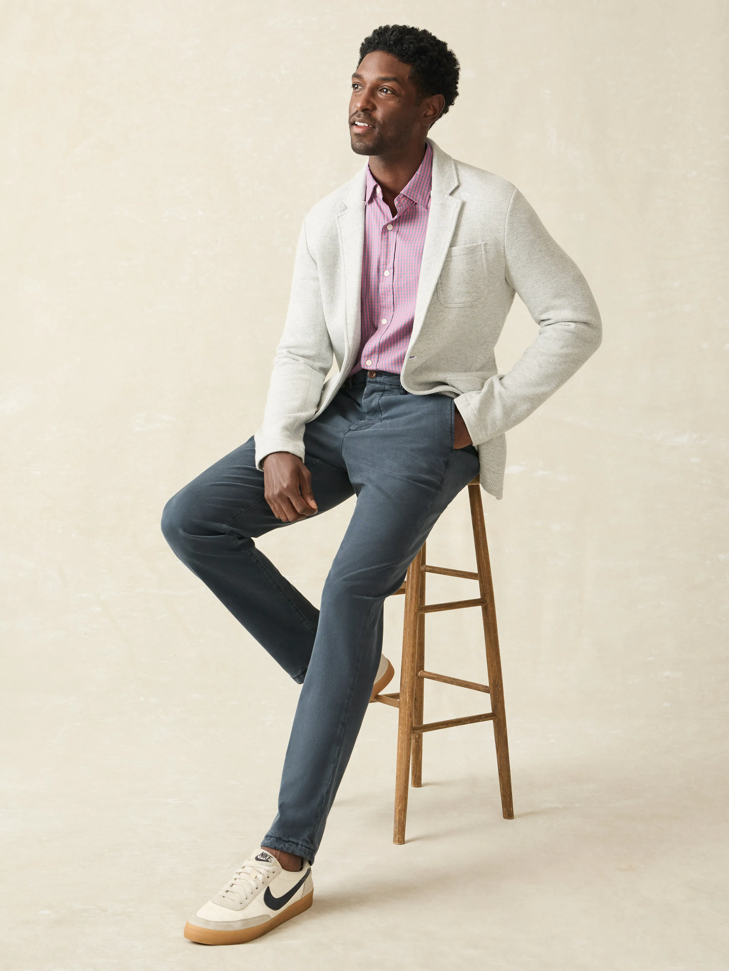 Coastline Stretch Chino - Blue Nights sold by Faherty product image thumbnail 3