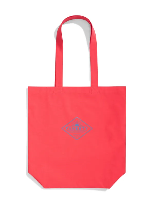 All Day Tote - Hibiscus sold by Faherty