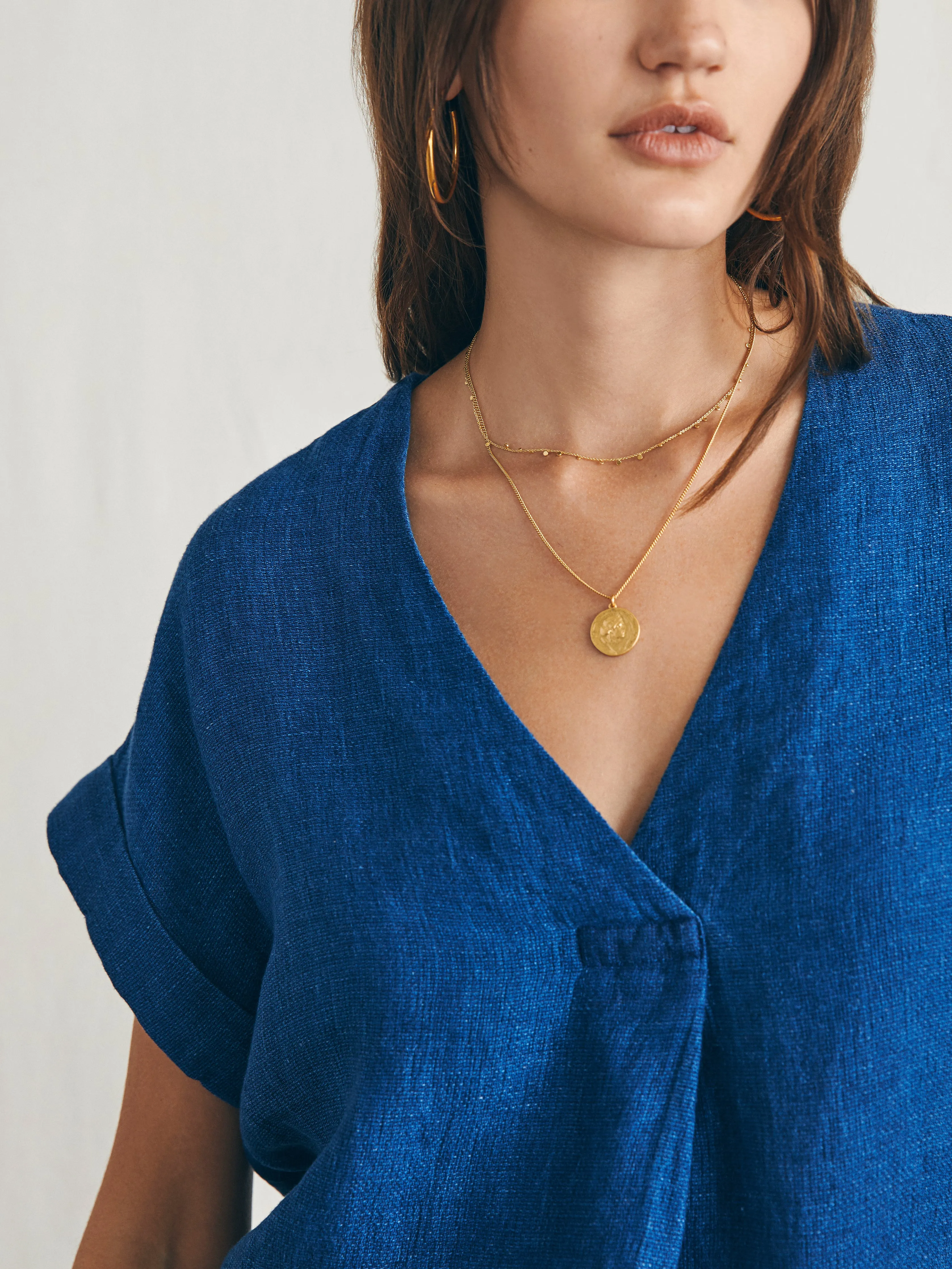 Sanibel Top - Indigo sold by Faherty product image thumbnail 2