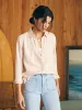 Tried & True Chambray Shirt - Peach Whip sold by Faherty