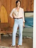 Tried & True Chambray Shirt - Peach Whip sold by Faherty