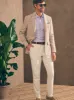 Reserve Linen Yarn Dyed Blazer - Summer Sands Windowpane sold by Faherty