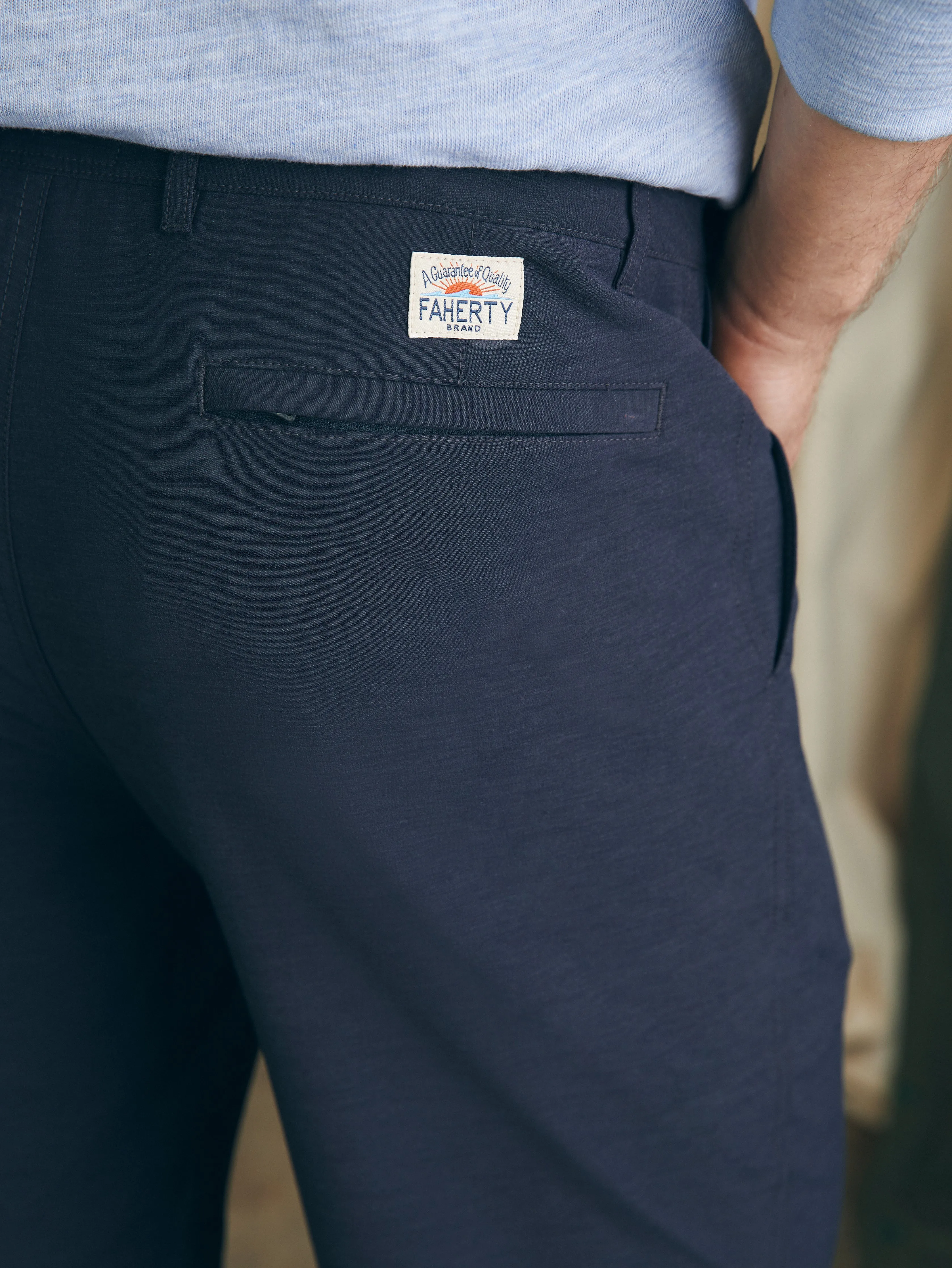 All Day™ Short 1.0 (9" Inseam) - Charcoal sold by Faherty product image thumbnail 4