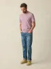 Sunwashed Tee (Tall) - Faded Grape sold by Faherty