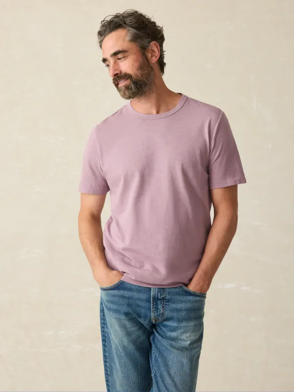 Sunwashed Tee (Tall) - Faded Grape sold by Faherty