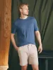 Coastline Stretch Chino Short (8" Inseam) - Spring Quartz sold by Faherty