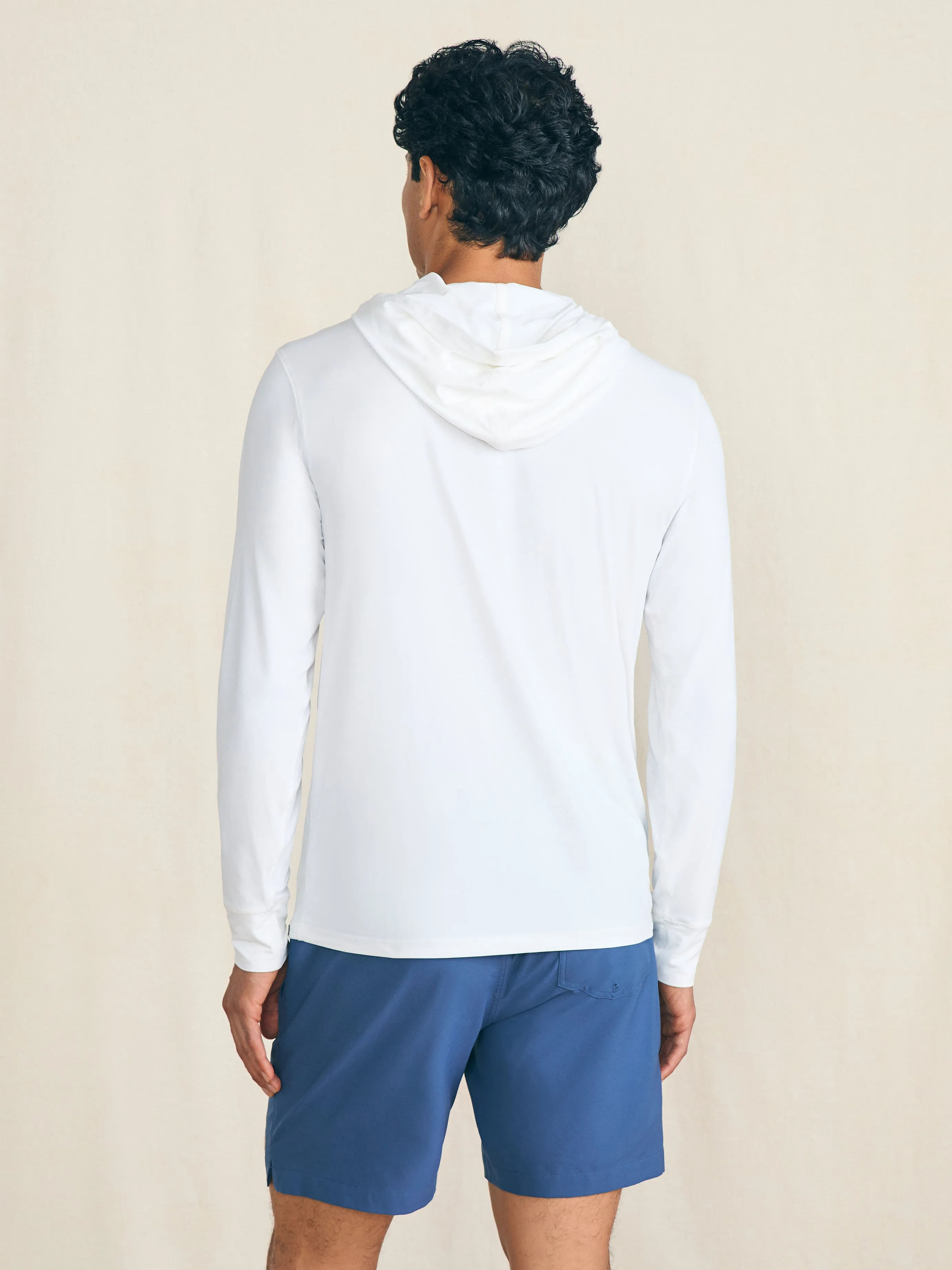 Shorelite UPF Hoodie - White Surf Stripe sold by Faherty product image thumbnail 5