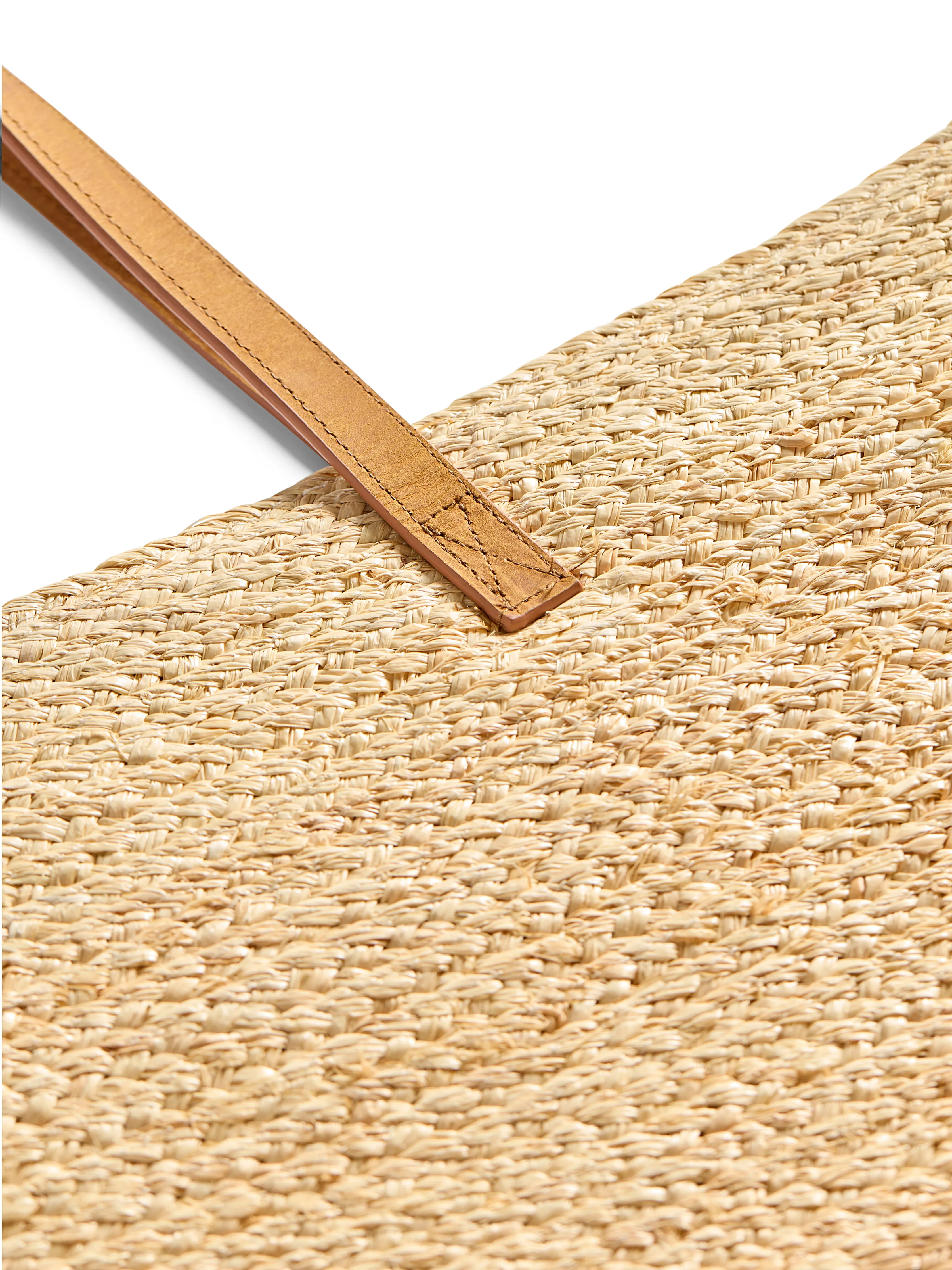 Raffia Colorblock Tote - Natural sold by Faherty product image thumbnail 5