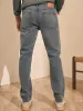Organic Cotton Slim Straight Denim (34" Inseam) - Coal Creek Wash sold by Faherty