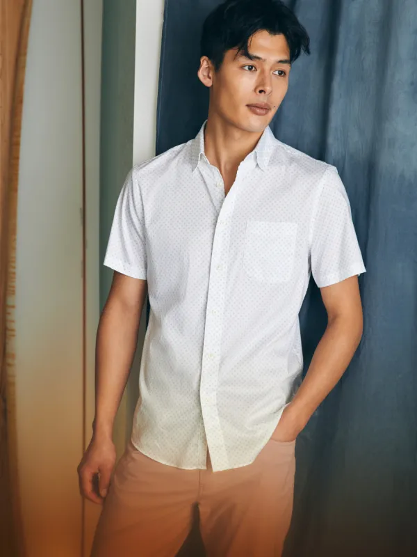 Movement™ Short-Sleeve Shirt (Tall) - Mist Sunburst sold by Faherty
