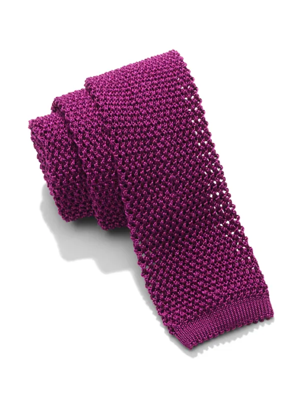 Reserve Silk Tie - Magenta sold by Faherty