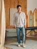 Sunwashed Chambray Shirt - Coral Bay Plaid sold by Faherty