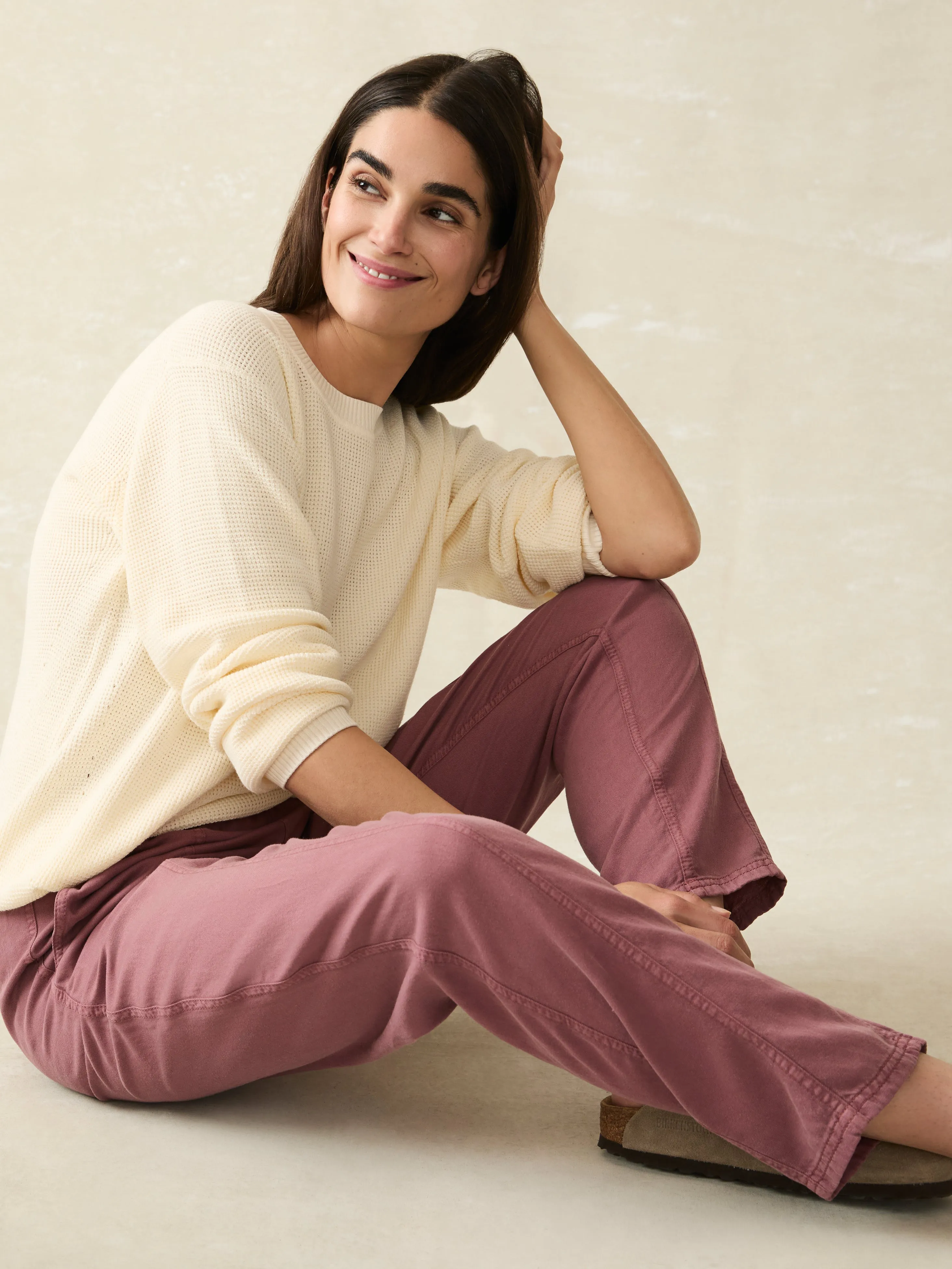 Arlie Pant - Rosewood sold by Faherty product image thumbnail 2
