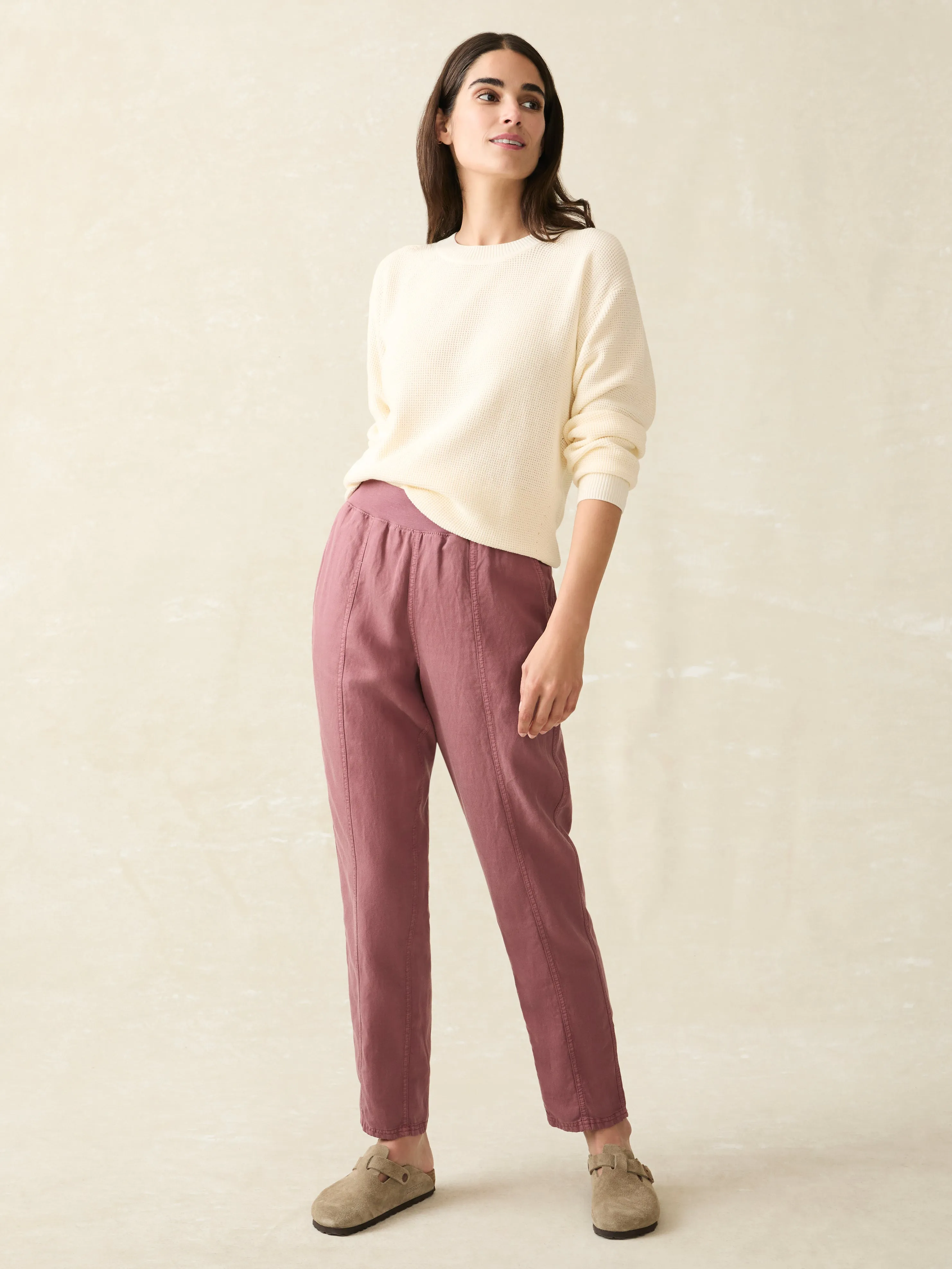 Arlie Pant - Rosewood sold by Faherty product image thumbnail 3