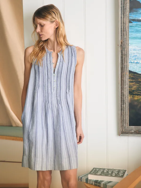 Isha Dress - Day Lily Stripe made by Faherty