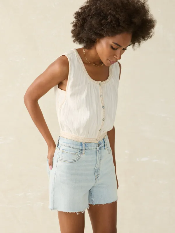 Isla Top - Egret sold by Faherty