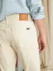 Organic Cotton Slim Straight Denim (30" Inseam) - Stone sold by Faherty