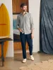 Sunwashed Chambray Shirt - Silver Falls Plaid sold by Faherty