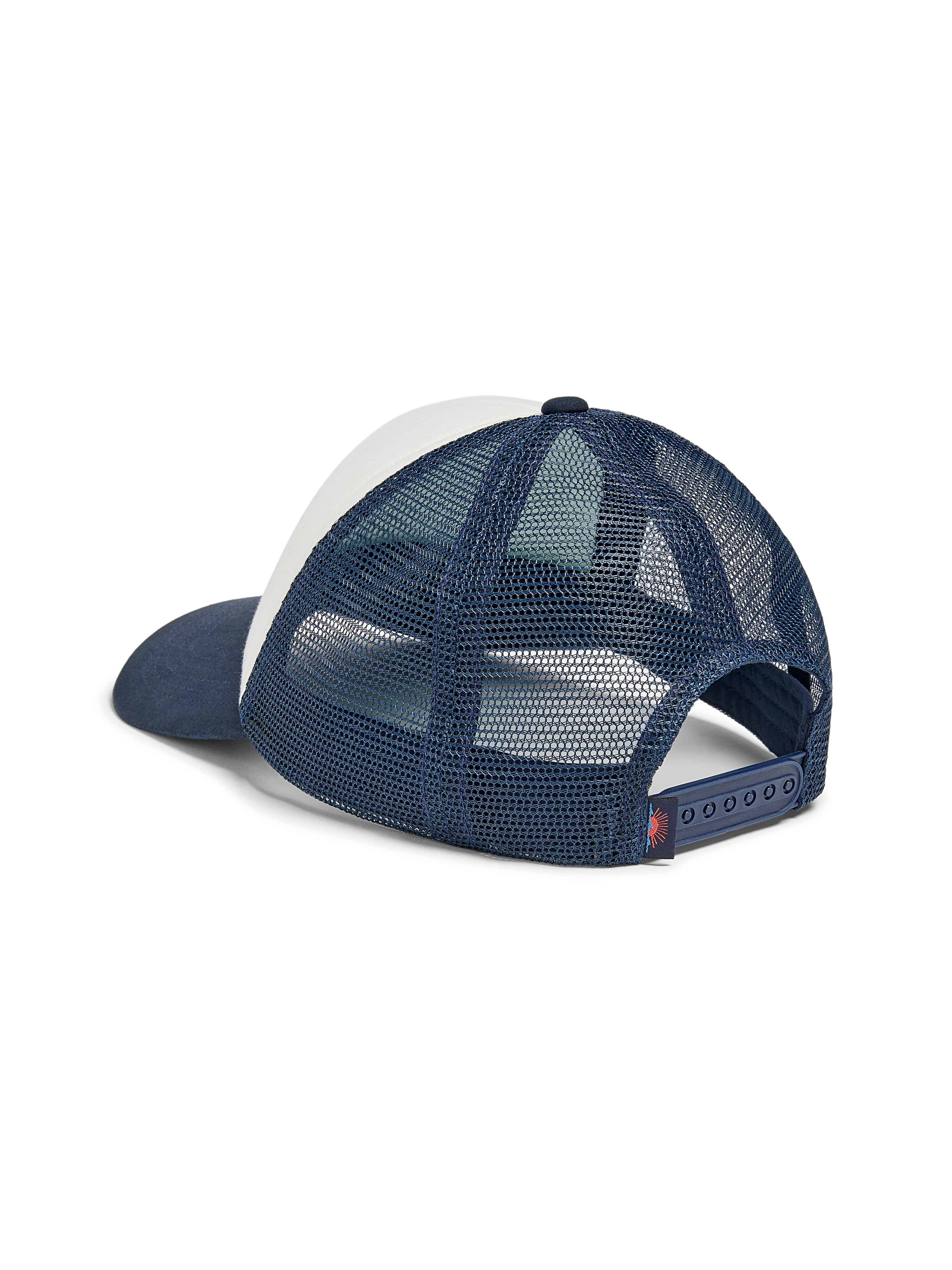 Spring Laker Trucker - White Navy sold by Faherty product image thumbnail 3