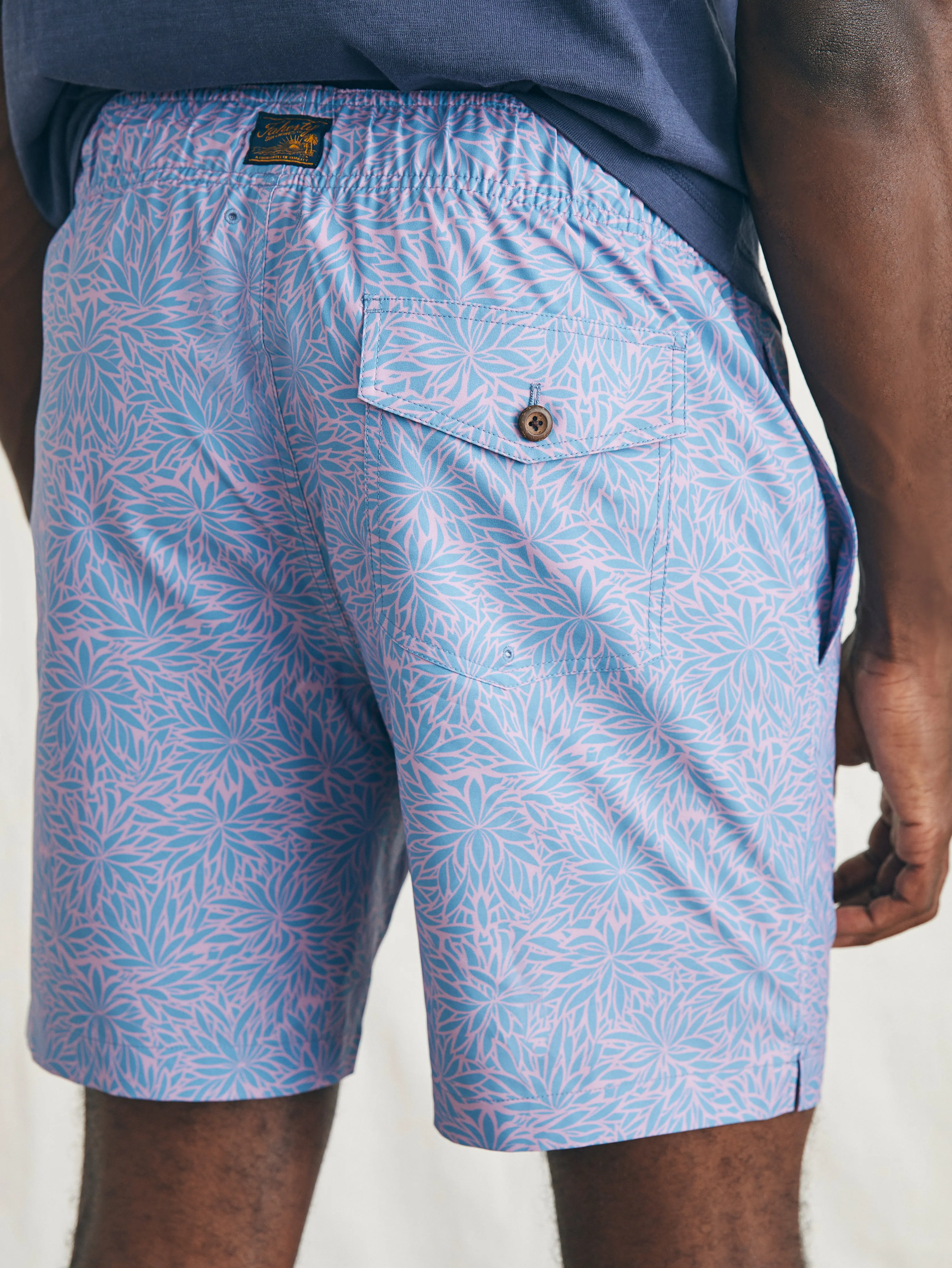 Sunwashed Trunk - Night Orchid Frond sold by Faherty product image thumbnail 4