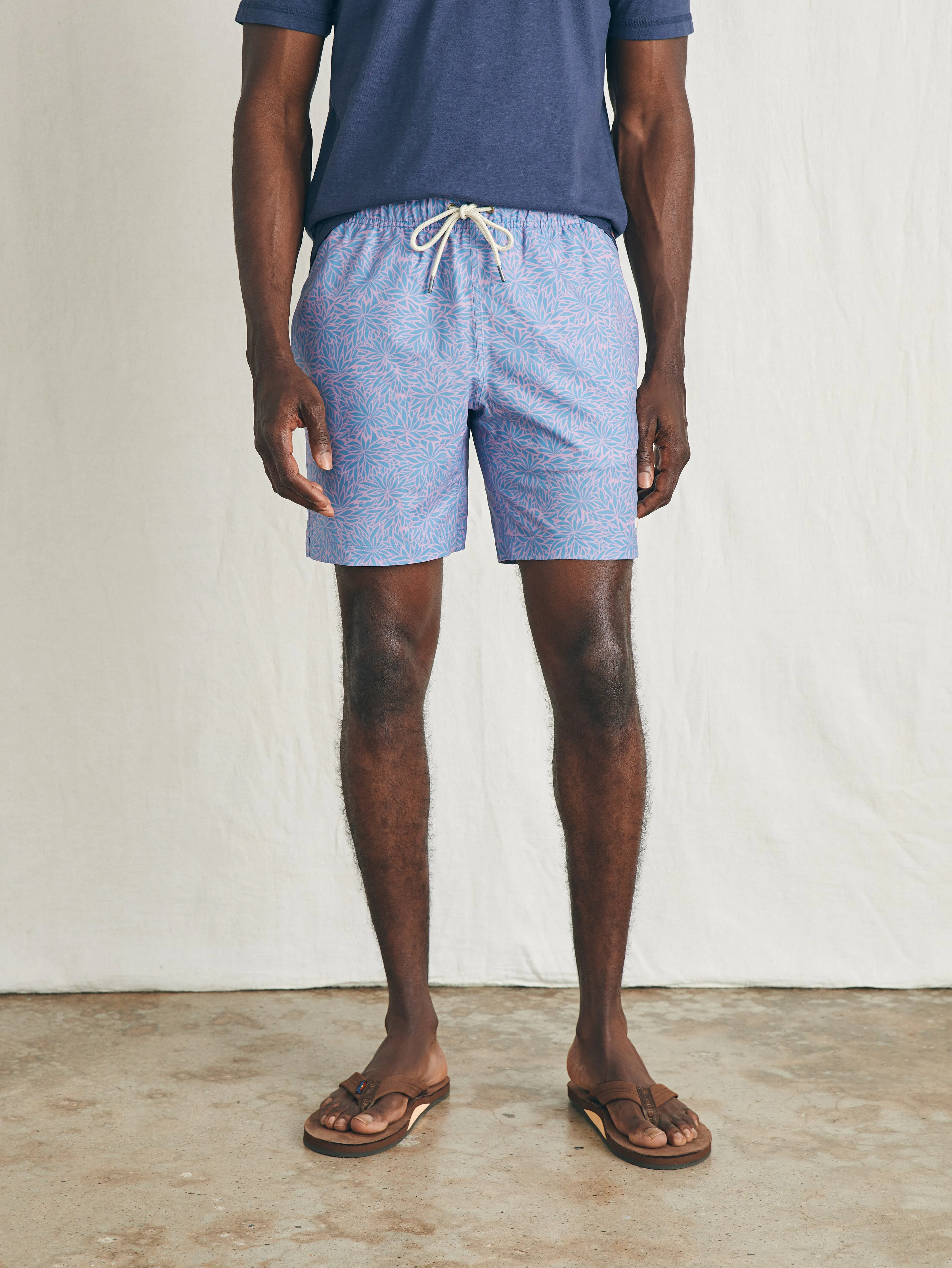 Sunwashed Trunk - Night Orchid Frond sold by Faherty product image thumbnail 2