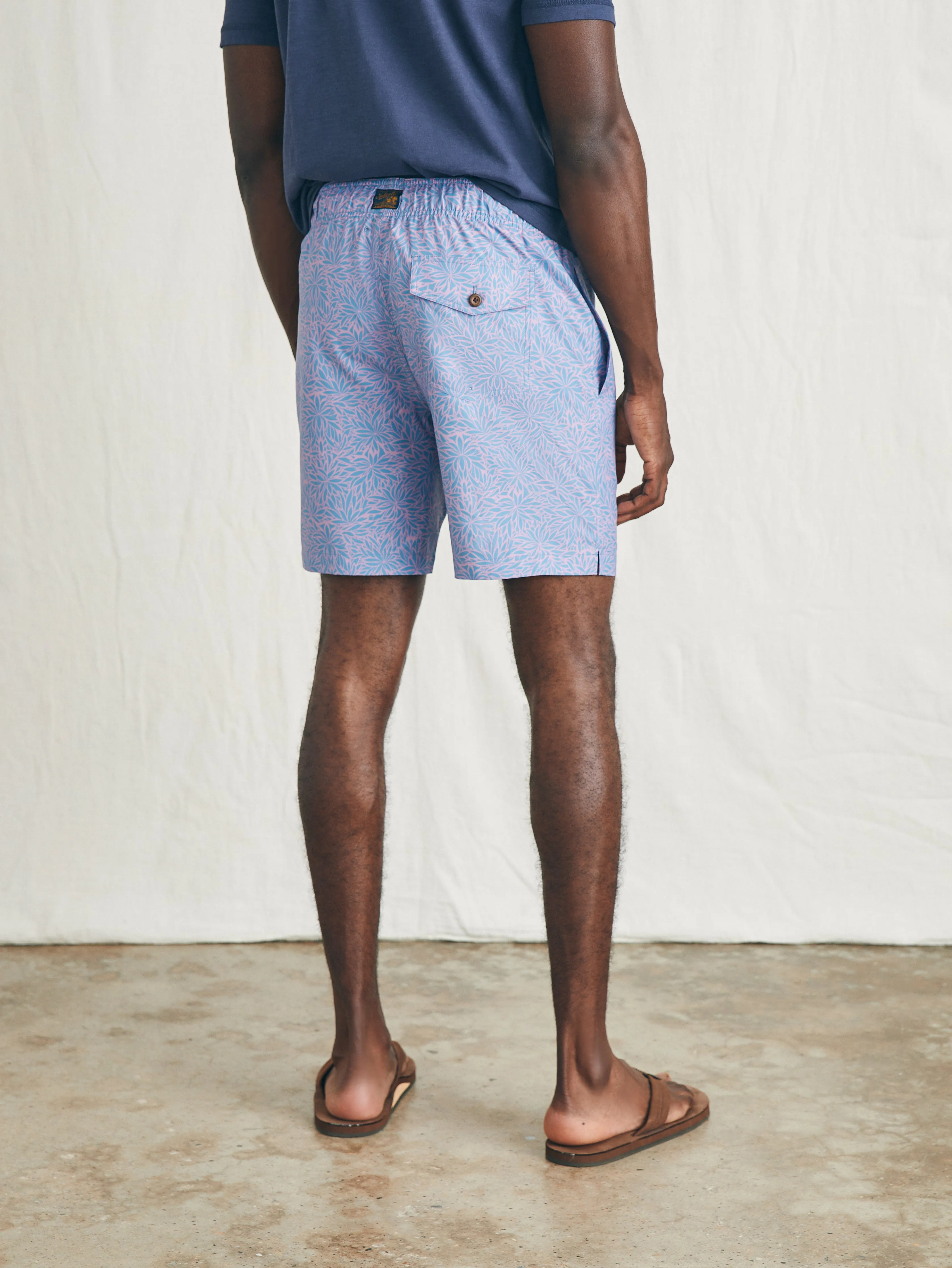 Sunwashed Trunk - Night Orchid Frond sold by Faherty product image thumbnail 5