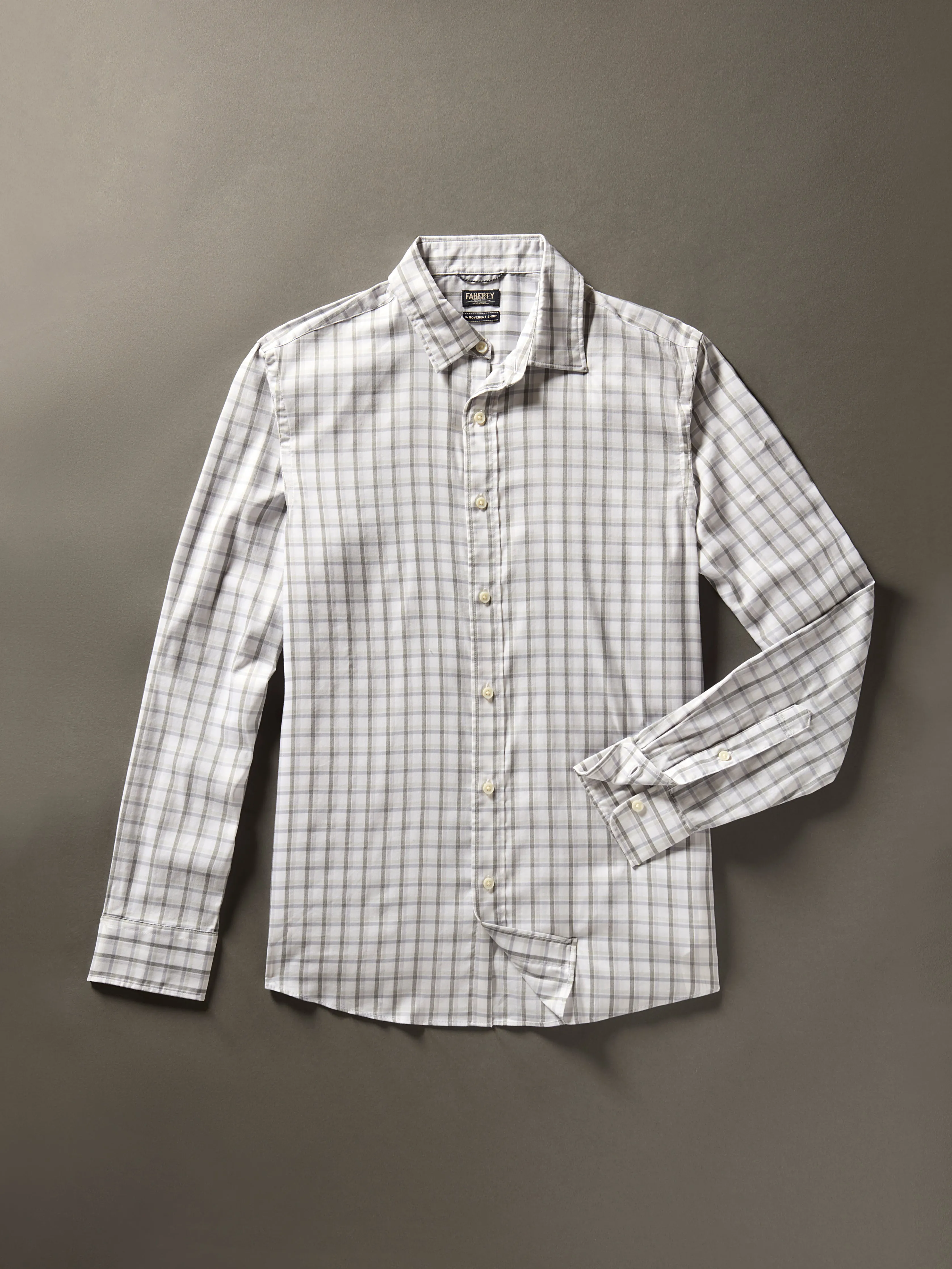 Movement™ Shirt - Winter Roads Plaid sold by Faherty product image thumbnail 3