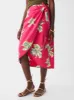 Pacifica Seersucker Wrap Skirt - Orchid Blossom sold by Faherty