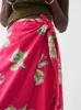 Pacifica Seersucker Wrap Skirt - Orchid Blossom sold by Faherty