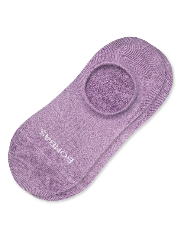 Bombas Marl Cushioned No Show - Dusty Plum sold by Faherty