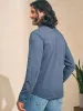 Sunwashed Knit Shirt (Single Pocket) (Tall) - Dune Navy sold by Faherty