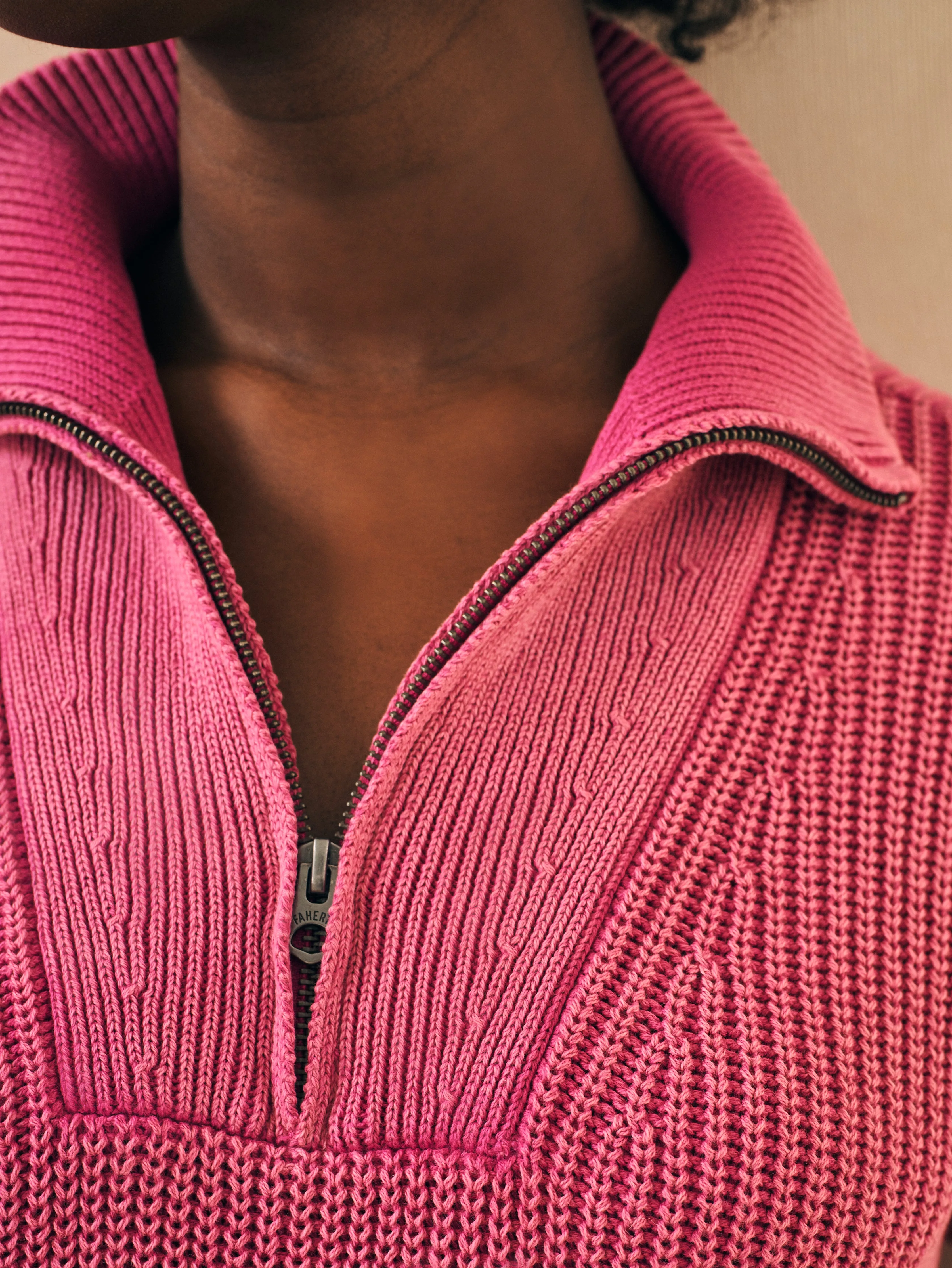 Sunwashed Mariner Sweater - Festival Fushia sold by Faherty product image thumbnail 2