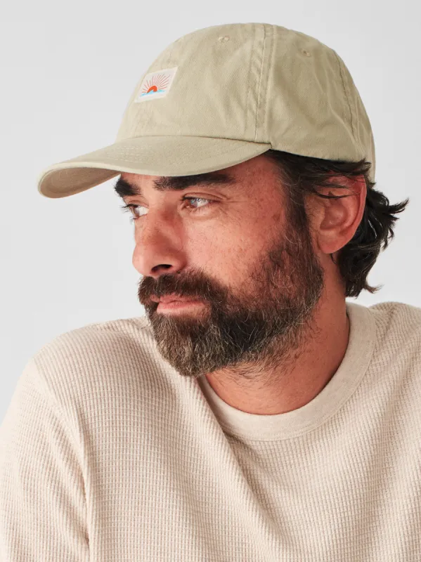 Sun & Wave™ Dad Hat - Rock Stone sold by Faherty