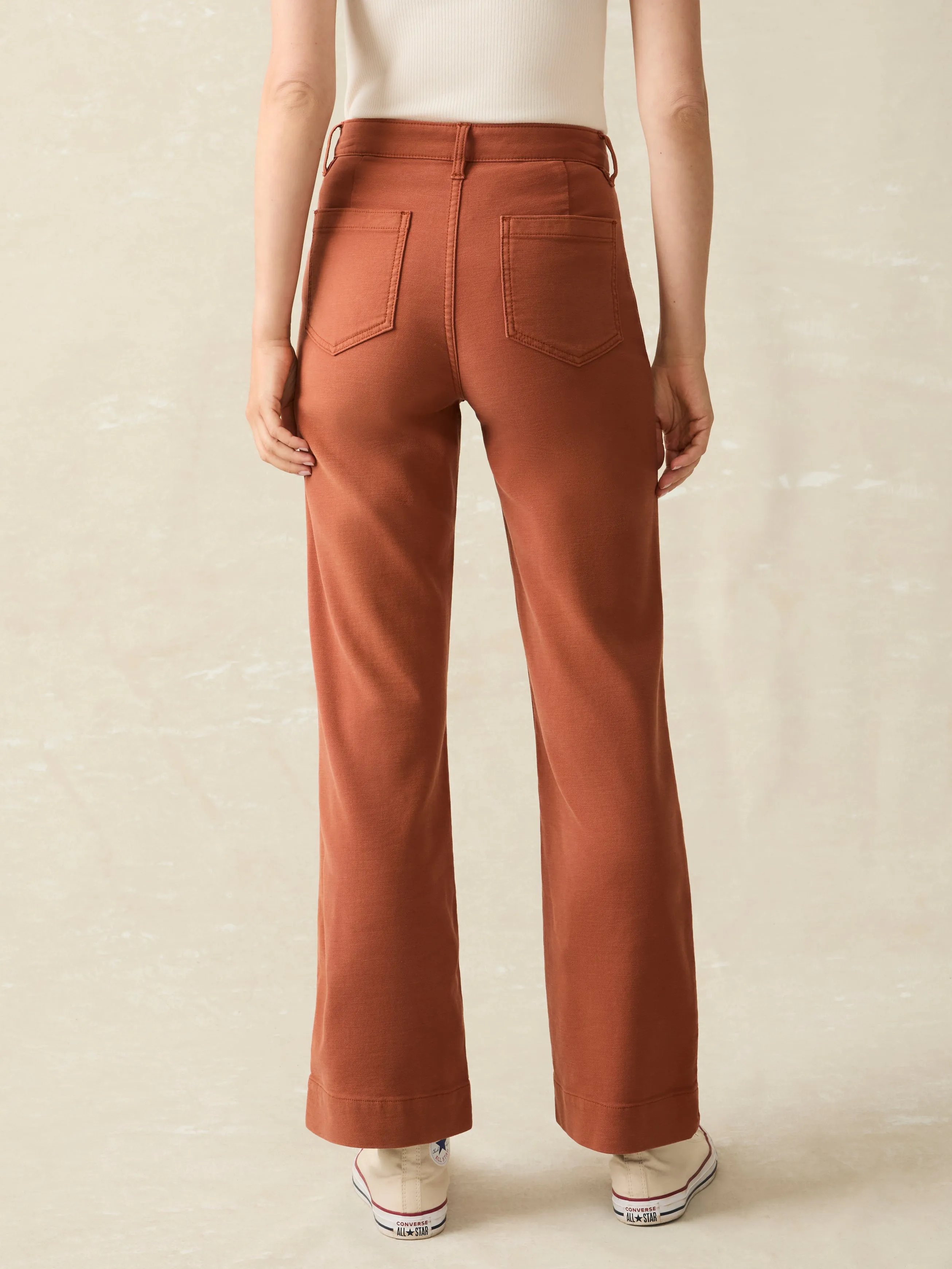 Stretch Terry Patch Pocket Pant - Imperial Topaz sold by Faherty product image thumbnail 5