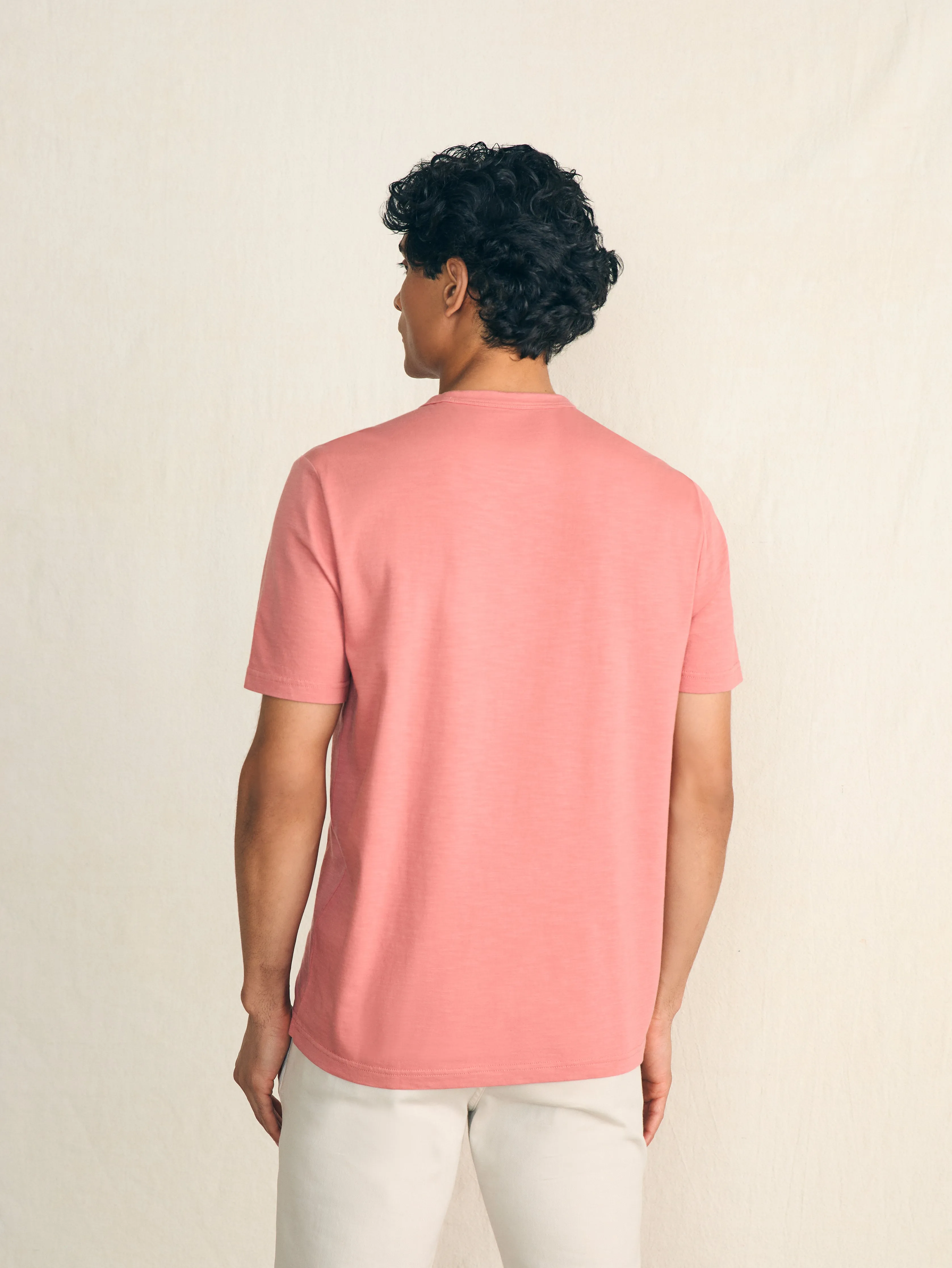Surf Stripe Sunwashed Pocket Tee - Faded Flag sold by Faherty product image thumbnail 5