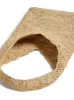 Raffia Crochet Hobo Tote - Natural sold by Faherty