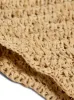 Raffia Crochet Hobo Tote - Natural sold by Faherty