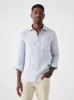 Laguna Linen Shirt - Light Blue Melange sold by Faherty