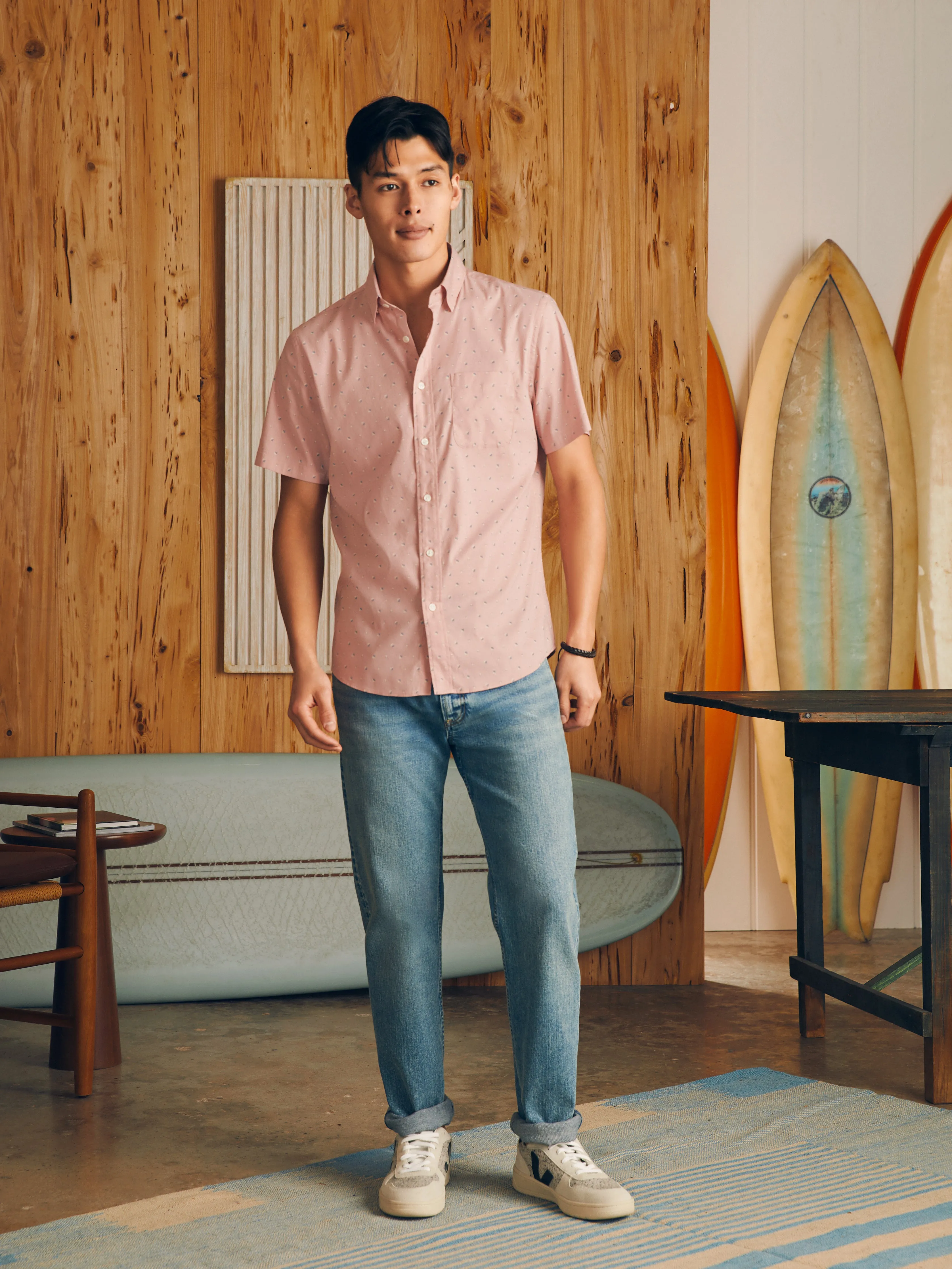 Movement™ Short-Sleeve Shirt - Prairie Floral sold by Faherty product image thumbnail 4