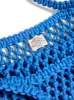 Sunwashed Macrame Tote - Strong Blue sold by Faherty