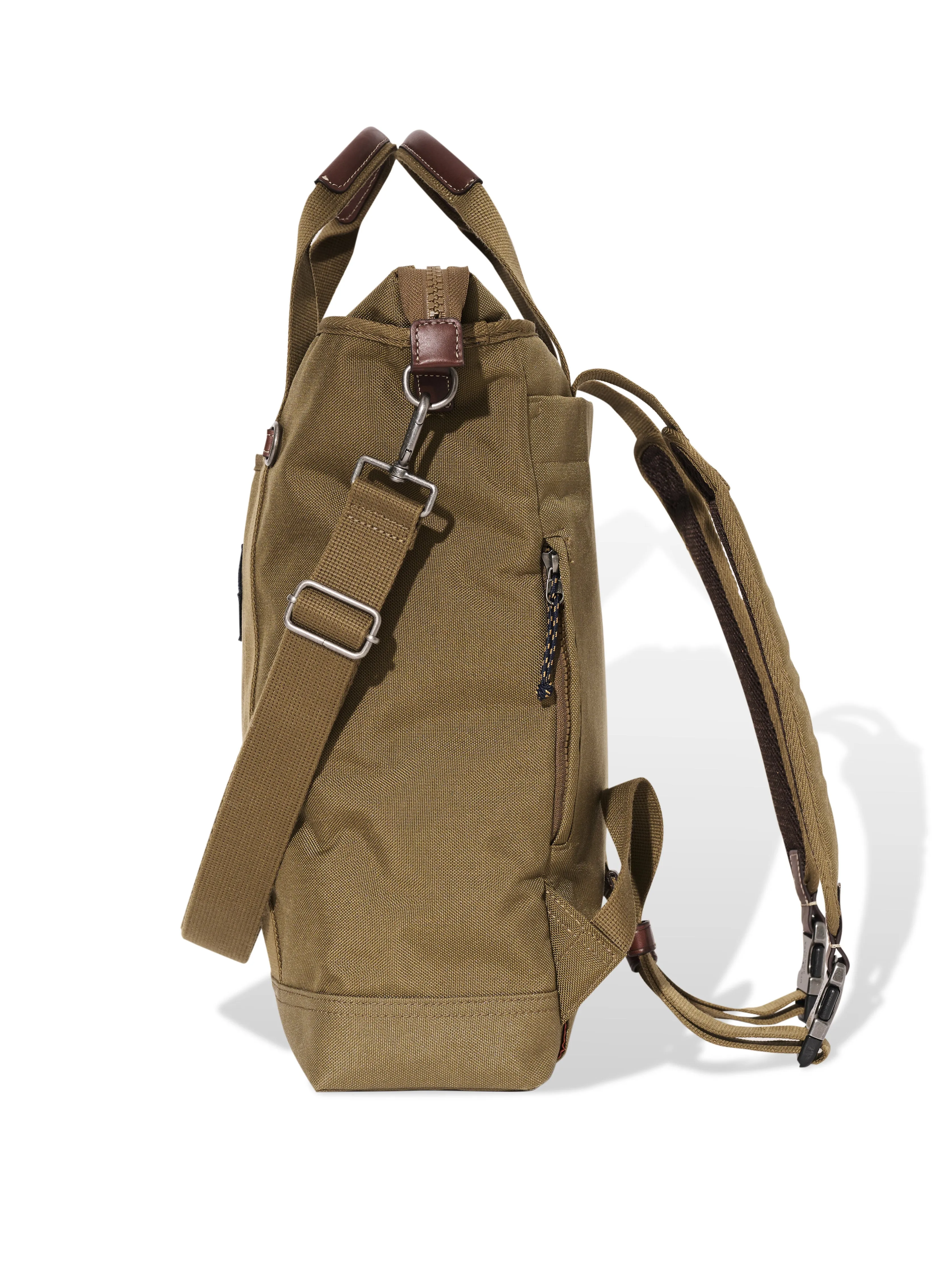 Latitude Convertible Tote Backpack - Olive sold by Faherty product image thumbnail 5