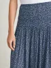 Alisee Skirt - Navy Riverton Ditsy sold by Faherty