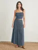 Alisee Skirt - Navy Riverton Ditsy sold by Faherty
