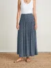 Alisee Skirt - Navy Riverton Ditsy sold by Faherty