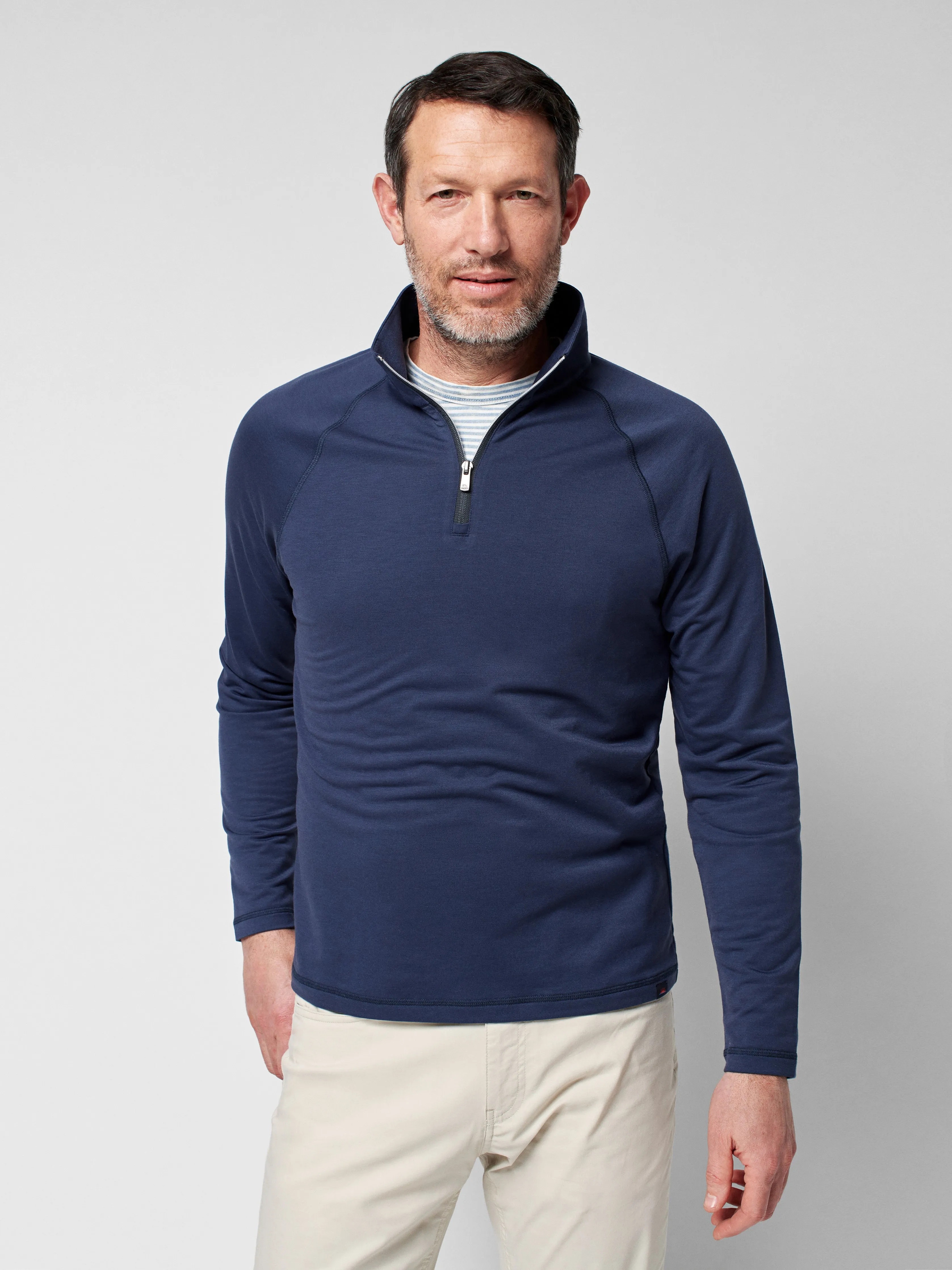 Movement™ Quarter Zip - Blue Nights sold by Faherty