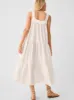 Marina Seersucker Dress - White sold by Faherty