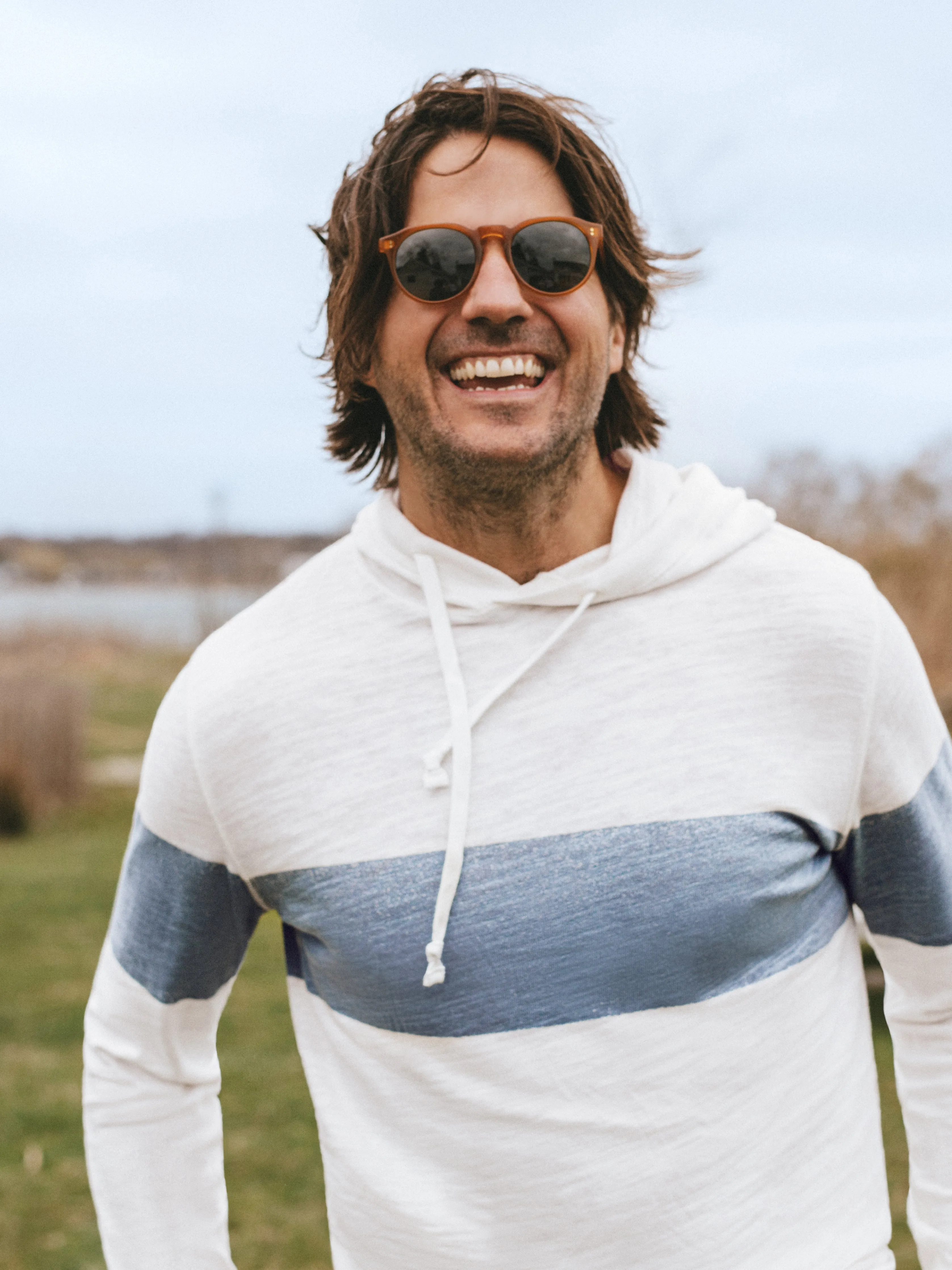 Sunwashed Sunray Hoodie - Ocean Sunrise sold by Faherty product image thumbnail 2