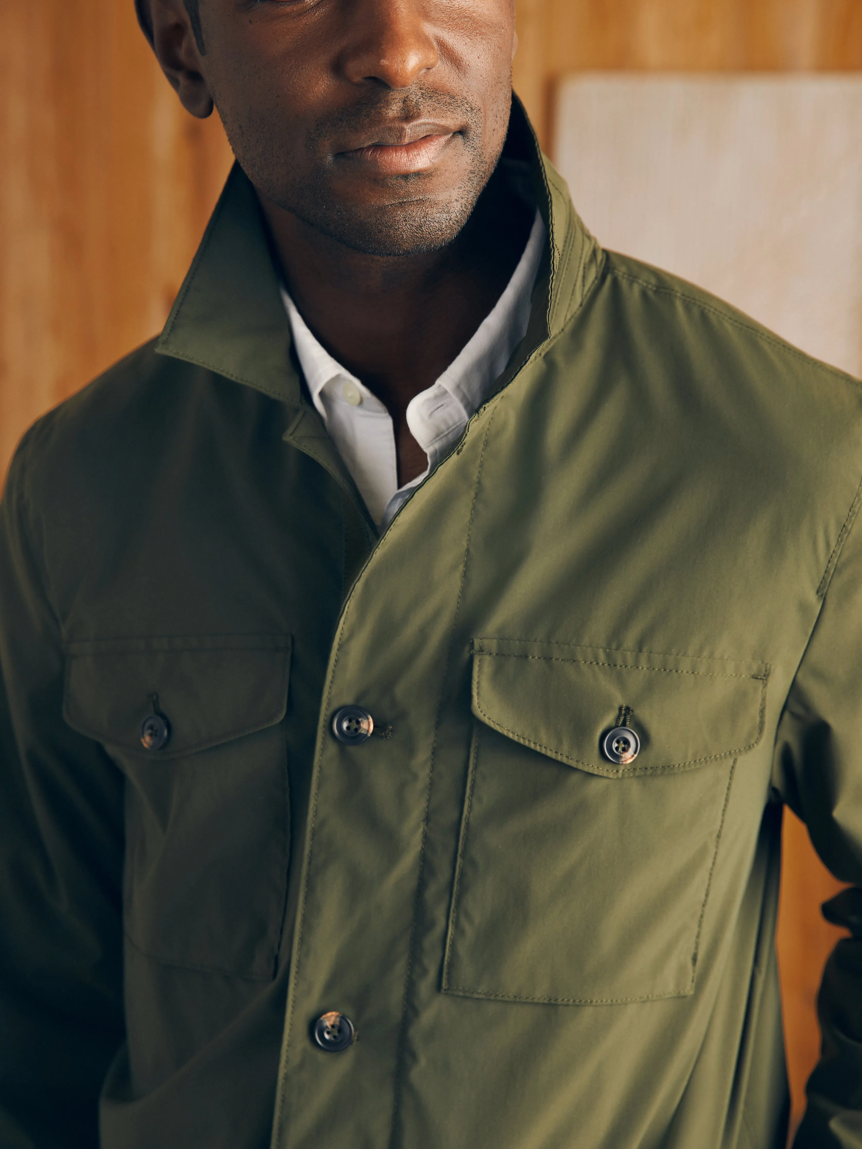 Movement Field Jacket - Cascade Olive sold by Faherty product image thumbnail 2