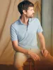 Movement™ Short-Sleeve Pique Polo Shirt - Clean Lake Feeder sold by Faherty